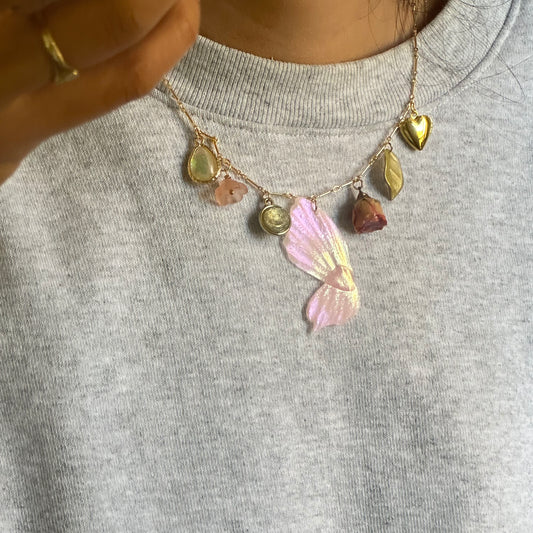 fairy charm necklace