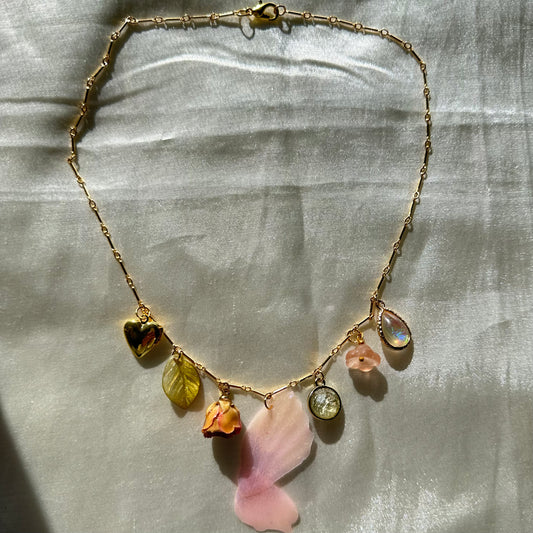 fairy charm necklace