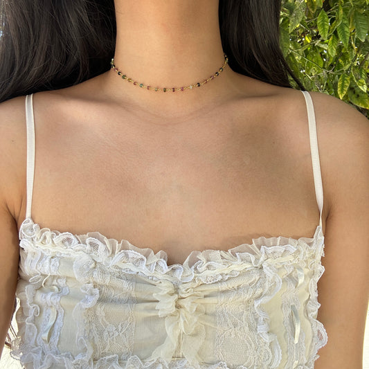 mini tourmaline - gold