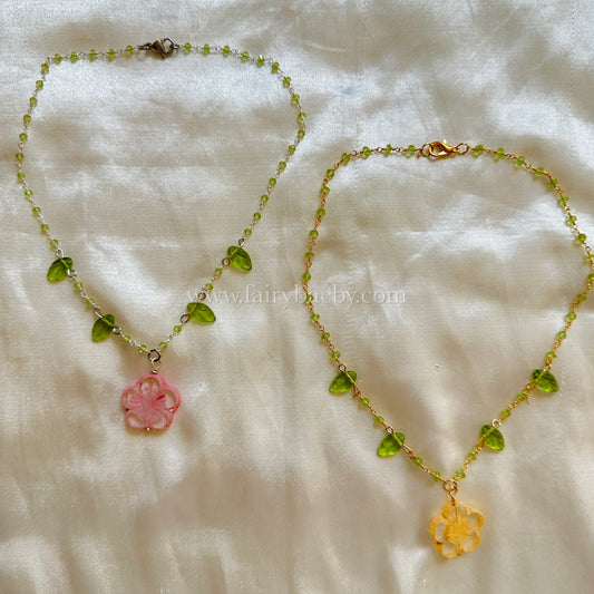 flower necklace