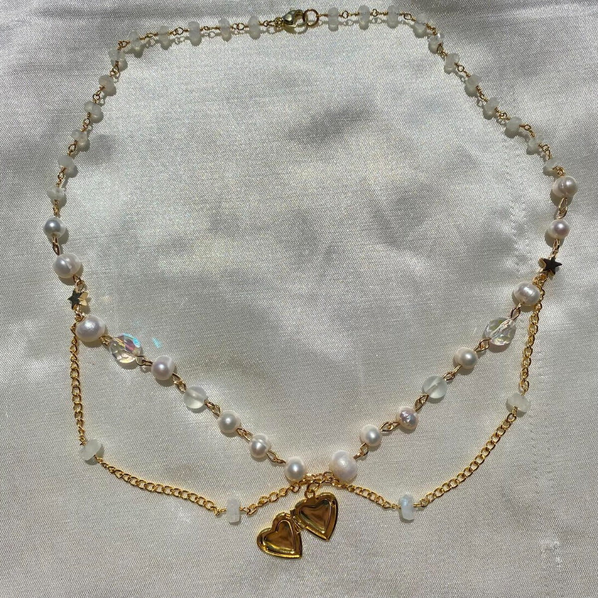 luna locket - necklace